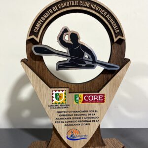 Galvano Campeonato de Canotaje Club Náutico Acuarela
